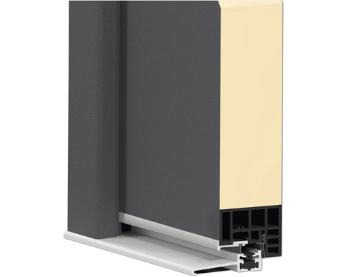 Querschnitt eines Fensterrahmens