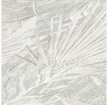 Vliestapete 38638-4 Natural Living Dschungelblätter grau