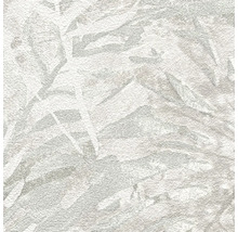 Vliestapete 38638-4 Natural Living Dschungelblätter grau