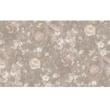 Papier peint à motif floral