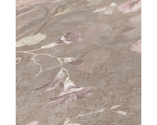 Nahaufnahme einer Tapete mit Blumenmuster