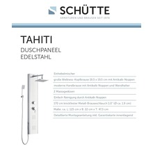 Duschpaneel inkl. Einhebelmischer Schütte Tahiti edelstahl-thumb-5