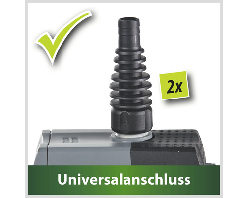 Raccord universel pour pompe de bassin