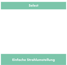 Einfache Strahlumstellung auswählen