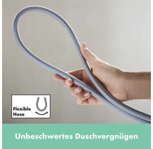 Brausegarnitur hansgrohe Rainfinity S Puro 130 3jet EcoSmart chrom glänzend Brausestangenlänge 1008 mm 28744000