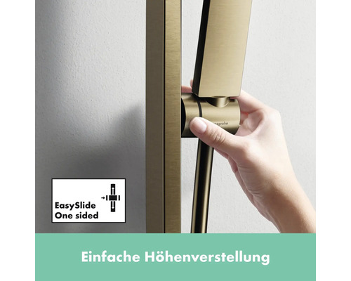 Brausestange mit Handbrause und EasySlide zur einfachen Höhenverstellung