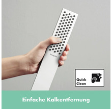 Brausegarnitur hansgrohe Pulsify E 100 1jet EcoSmart weiß matt Brausestangenlänge 663 mm 24370700