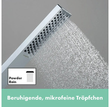 Brausegarnitur hansgrohe Pulsify E 100 1jet EcoSmart+ chrom glänzend Brausestangenlänge 663 mm 24371000