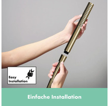 Brausestange hansgrohe Unica S Puro brushed bronze gebürstet Brausestangenlänge 663 mm mit Isiflex Brauseschlauch 1600 mm 24402140