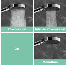 Brausegarnitur hansgrohe Rainfinity S Puro 130 3jet EcoSmart chrom glänzend Brausestangenlänge 1008 mm 28744000