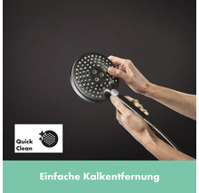 Handbrause mit Quick Clean Funktion für einfache Kalkentfernung