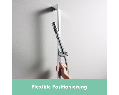 Duschstangenset mit Handbrause und flexibler Positionierung