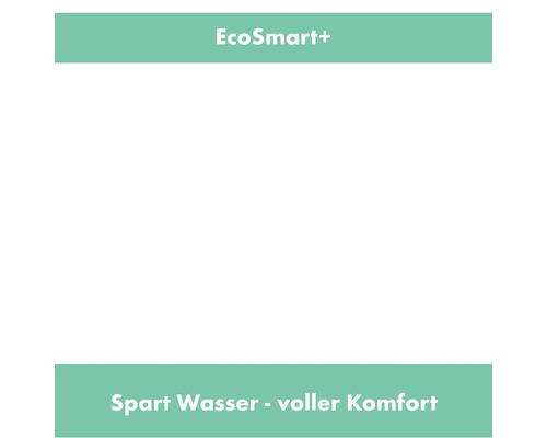 EcoSmart+ spart Wasser bei vollem Komfort