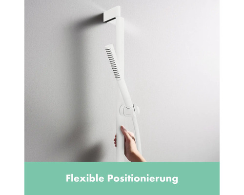 Brausestangenset mit Handbrause zur flexiblen Positionierung im Badezimmer.