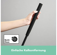Brausegarnitur hansgrohe Pulsify S 100 1jet EcoSmart+ schwarz matt Brausestangenlänge 663 mm 24373670