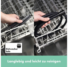 Brausegarnitur hansgrohe Rainfinity S Puro 130 3jet schwarz matt Brausestangenlänge 720 mm 28745670