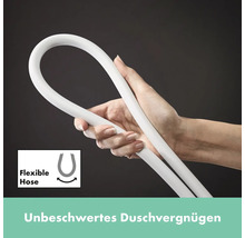 Brausegarnitur hansgrohe Pulsify S 100 1jet EcoSmart+ weiß matt Brausestangenlänge 663 mm 24373700