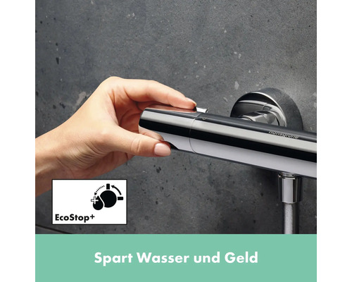 Hand betätigt Duscharmatur mit EcoStop Plus Funktion