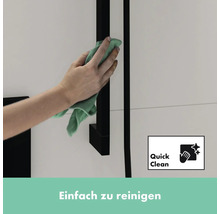 Brausegarnitur hansgrohe Pulsify E 100 1jet EcoSmart+ schwarz matt Brausestangenlänge 663 mm 24371670