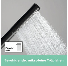 Brausegarnitur hansgrohe Pulsify S 100 1jet EcoSmart+ schwarz matt Brausestangenlänge 663 mm 24373670