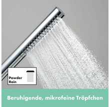 Brausegarnitur hansgrohe Pulsify S 100 1jet EcoSmart+ chrom glänzend Brausestangenlänge 950 mm 24383000