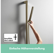 Brausestange hansgrohe Unica S Puro brushed bronze gebürstet Brausestangenlänge 663 mm mit Isiflex Brauseschlauch 1600 mm 24402140
