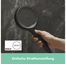 Brausegarnitur hansgrohe Rainfinity S Puro 130 3jet schwarz matt Brausestangenlänge 720 mm 28745670
