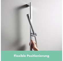 Brausegarnitur hansgrohe Pulsify S 100 1jet EcoSmart+ chrom glänzend Brausestangenlänge 950 mm 24383000