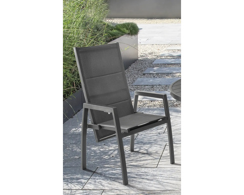 Chaise de jardin avec accoudoirs pour l''extérieur