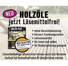 Holzöl Plus lösemittelfrei für den Innen- und Außenbereich