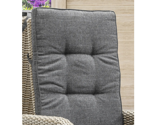 Gepolsterte Gartenstuhlauflage mit Knöpfen