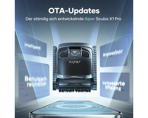 Aiper Scuba X1 Pro Poolreinigungsroboter mit OTA Updates