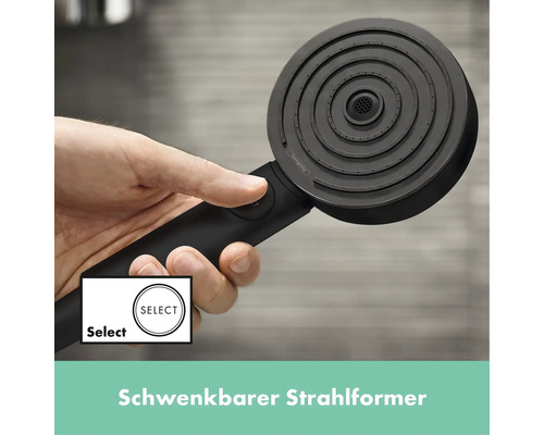 Handbrause mit schwenkbarem Strahlformer