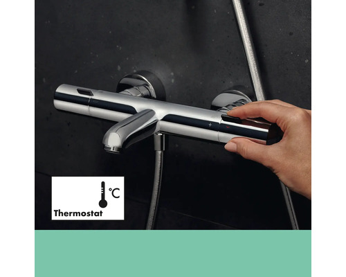 Aufputz-Thermostatbatterie mit Handbedienung