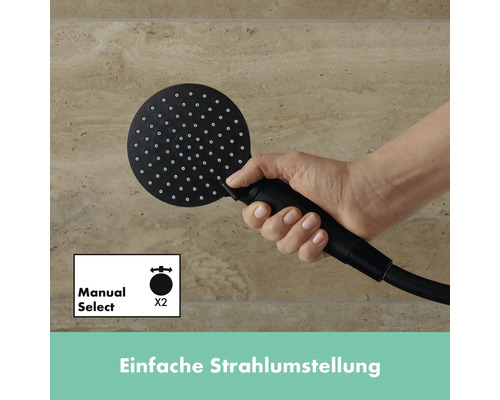 Handbrause mit einfacher Strahlumstellung