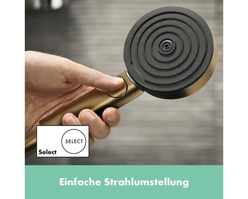 Handbrause mit Select-Funktion zur Strahlartenumstellung