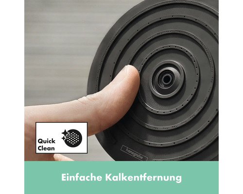 Hansgrohe Duschkopf mit Quick Clean Funktion