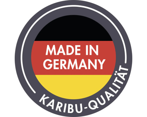 Made in Germany Siegel Karibu-Qualität