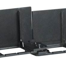 Beeteinfassung, Pflasterkante 100 x 7,8 cm 2er Set schwarz