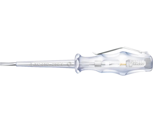 Testeur de tension pour courant alternatif de 150 à 250 volts avec lame plate