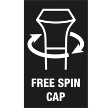 Freilaufende Kappe Symbol