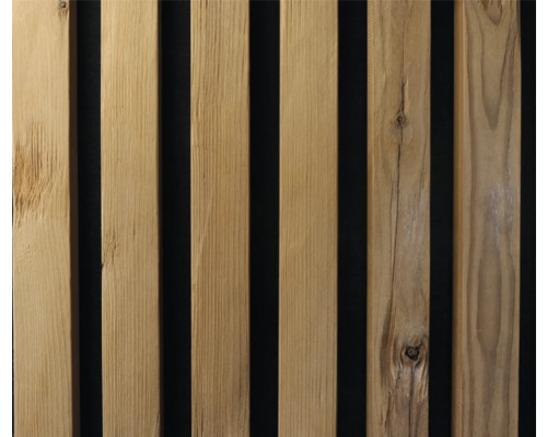 Holzlamellen zur Wandgestaltung