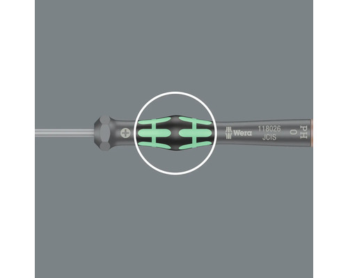 Tournevis Wera avec zone de préhension