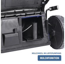 Cale de paillage incluse dans la livraison de la tondeuse à gazon