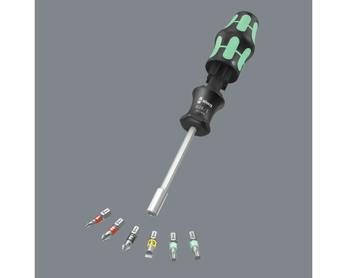 Wera Bit-Handhalter mit verschiedenen Schrauberbits