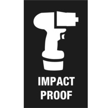 Symbole de résistance aux chocs