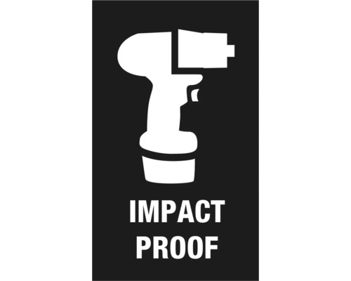 Symbole de résistance aux chocs