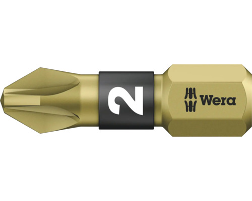 Embout Wera avec le numéro 2 et le logo Wera