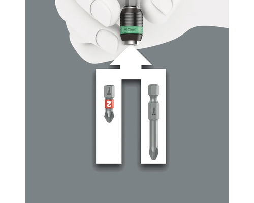 Logo Wera, porte-embout avec embouts