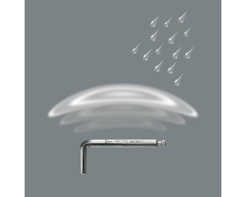 Clé mâle coudée Wera avec protection contre l''eau